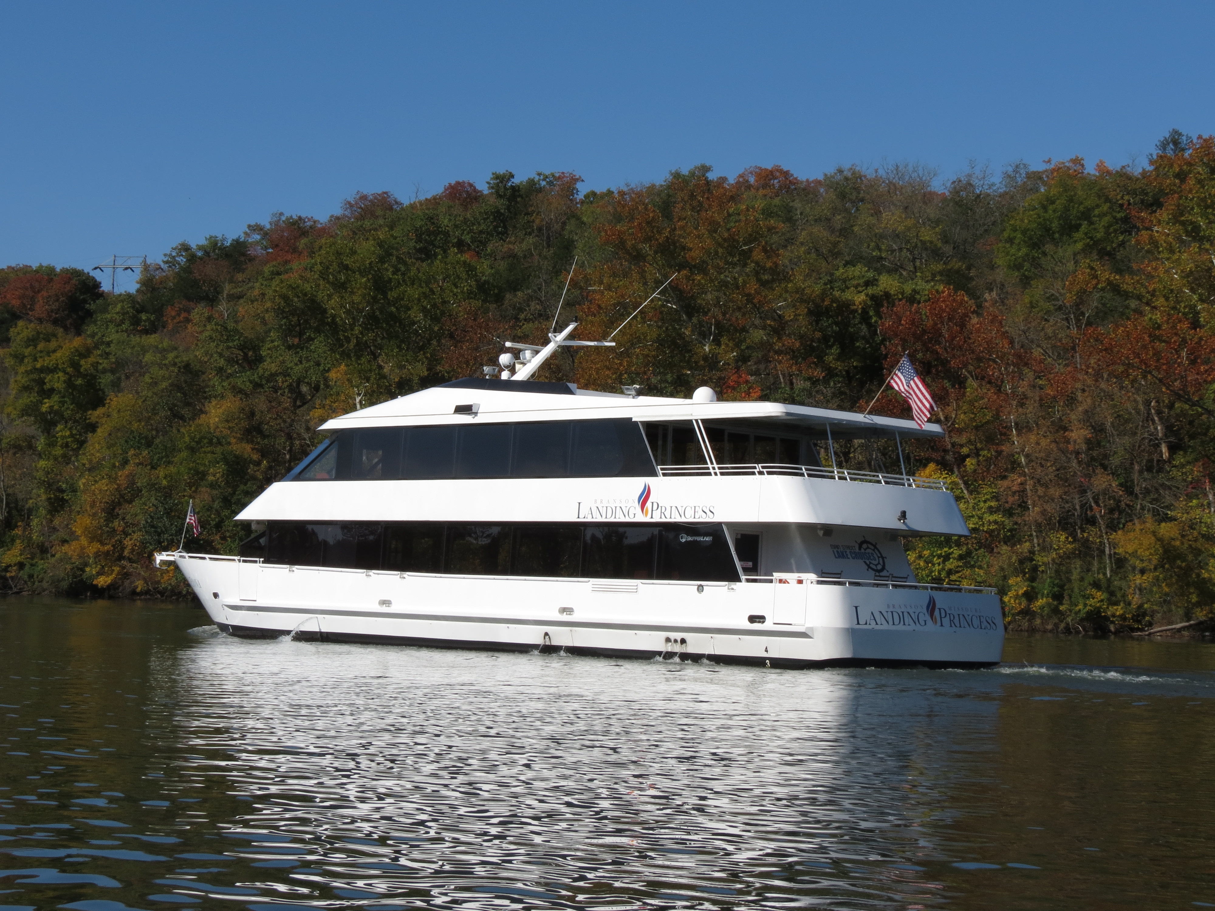 Main Street Lake Cruises Landing Princess Dinner Cruise Branson Travel Service